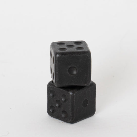 Heavy Metallic Black Dice - My Store